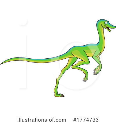 Royalty-Free (RF) Dino Clipart Illustration by Hit Toon - Stock Sample #1774733