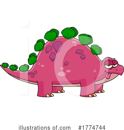 Royalty-Free (RF) Dino Clipart Illustration by Hit Toon - Stock Sample #1774744