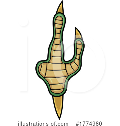 Royalty-Free (RF) Dino Clipart Illustration by Hit Toon - Stock Sample #1774980