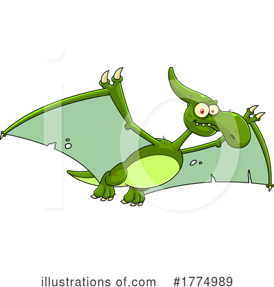 Royalty-Free (RF) Dino Clipart Illustration by Hit Toon - Stock Sample #1774989