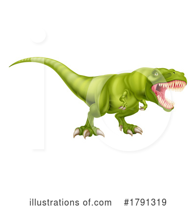 T Rex Clipart #1791319 by AtStockIllustration