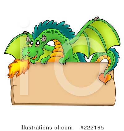 Royalty-Free (RF) Dino Clipart Illustration by visekart - Stock Sample #222185