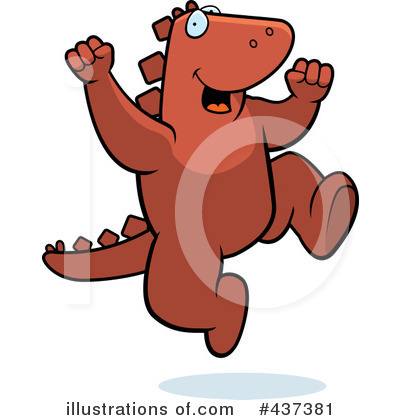 Royalty-Free (RF) Dino Clipart Illustration by Cory Thoman - Stock Sample #437381