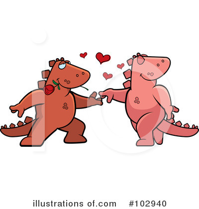 Royalty-Free (RF) Dinosaur Clipart Illustration by Cory Thoman - Stock Sample #102940