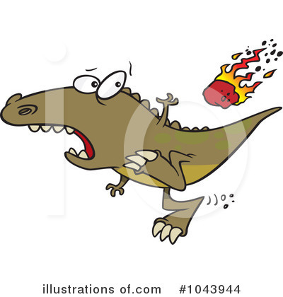 Royalty-Free (RF) Dinosaur Clipart Illustration by toonaday - Stock Sample #1043944