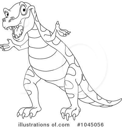 Royalty-Free (RF) Dinosaur Clipart Illustration by yayayoyo - Stock Sample #1045056