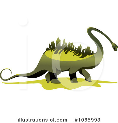Royalty-Free (RF) Dinosaur Clipart Illustration by Vector Tradition SM - Stock Sample #1065993