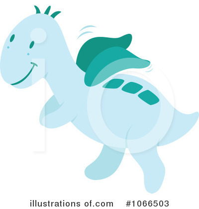 Royalty-Free (RF) Dinosaur Clipart Illustration by Cherie Reve - Stock Sample #1066503