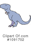 Dinosaur Clipart #1091702 by Steve Klinkel