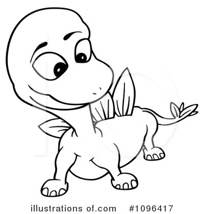 Royalty-Free (RF) Dinosaur Clipart Illustration by dero - Stock Sample #1096417