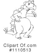 Dinosaur Clipart #1110513 by Dennis Holmes Designs