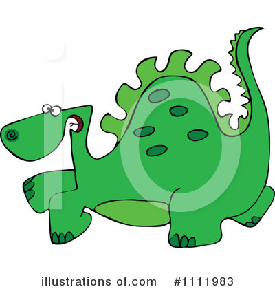 Royalty-Free (RF) Dinosaur Clipart Illustration by djart - Stock Sample #1111983