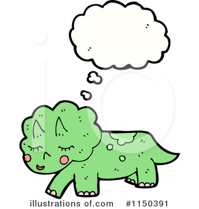 Royalty-Free (RF) Dinosaur Clipart Illustration by lineartestpilot - Stock Sample #1150391