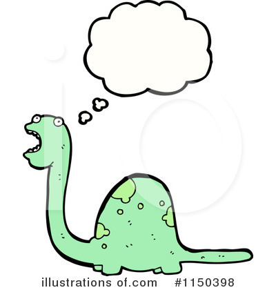 Royalty-Free (RF) Dinosaur Clipart Illustration by lineartestpilot - Stock Sample #1150398