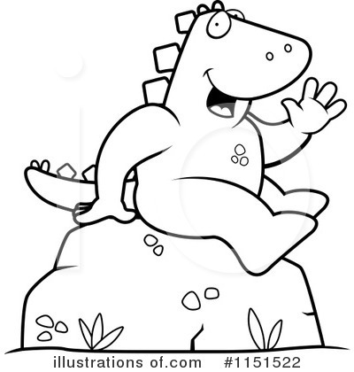 Royalty-Free (RF) Dinosaur Clipart Illustration by Cory Thoman - Stock Sample #1151522