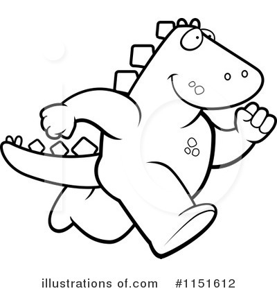 Royalty-Free (RF) Dinosaur Clipart Illustration by Cory Thoman - Stock Sample #1151612
