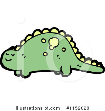 Royalty-Free (RF) Dinosaur Clipart Illustration by lineartestpilot - Stock Sample #1152028
