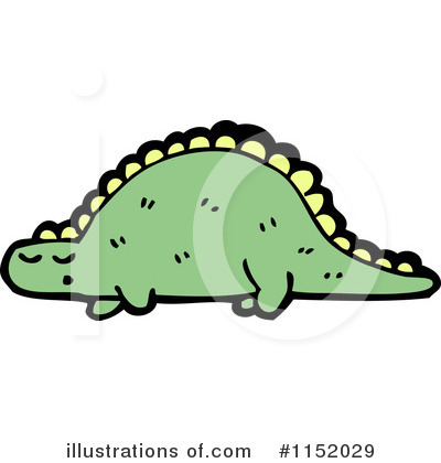 Royalty-Free (RF) Dinosaur Clipart Illustration by lineartestpilot - Stock Sample #1152029