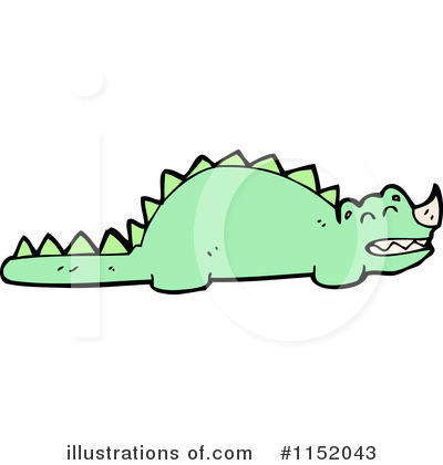 Royalty-Free (RF) Dinosaur Clipart Illustration by lineartestpilot - Stock Sample #1152043