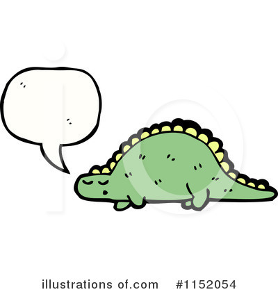 Royalty-Free (RF) Dinosaur Clipart Illustration by lineartestpilot - Stock Sample #1152054