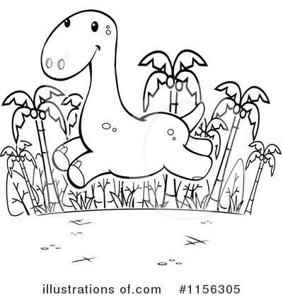 Royalty-Free (RF) Dinosaur Clipart Illustration by Cory Thoman - Stock Sample #1156305