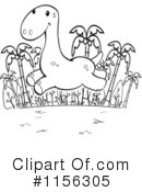 Dinosaur Clipart #1156305 by Cory Thoman