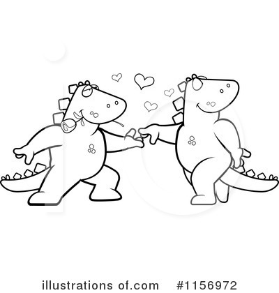 Royalty-Free (RF) Dinosaur Clipart Illustration by Cory Thoman - Stock Sample #1156972