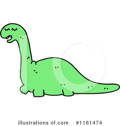 Royalty-Free (RF) Dinosaur Clipart Illustration by lineartestpilot - Stock Sample #1161474