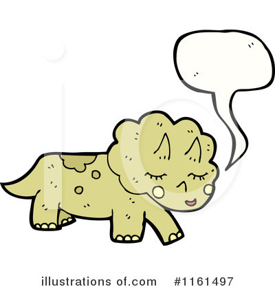 Triceratops Clipart #1161497 by lineartestpilot