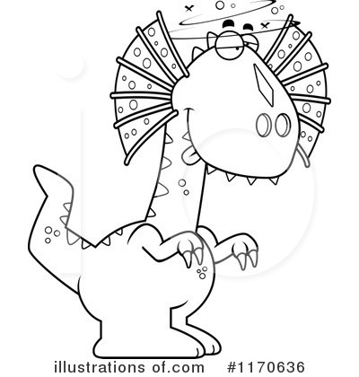 Dilophosaurus Clipart #1170636 by Cory Thoman