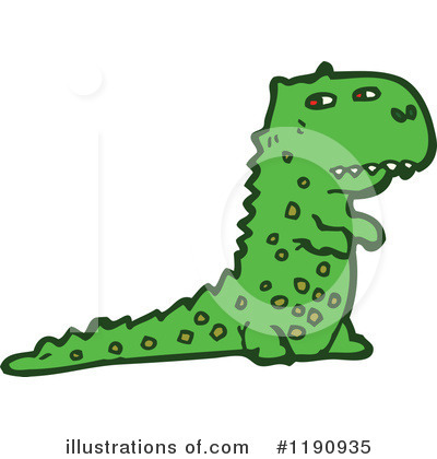 Royalty-Free (RF) Dinosaur Clipart Illustration by lineartestpilot - Stock Sample #1190935