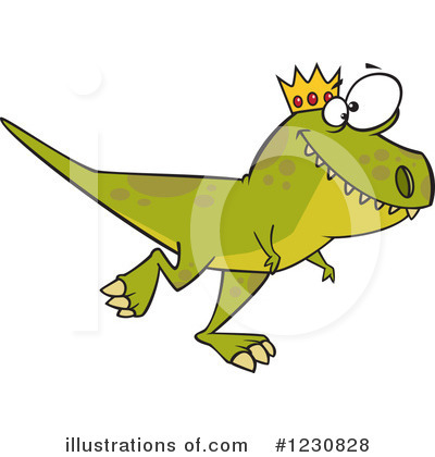 T Rex Clipart #1230828 by toonaday