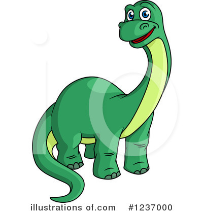 Royalty-Free (RF) Dinosaur Clipart Illustration by Vector Tradition SM - Stock Sample #1237000
