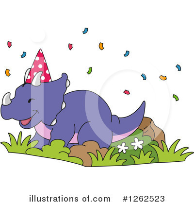 Triceratops Clipart #1262523 by BNP Design Studio
