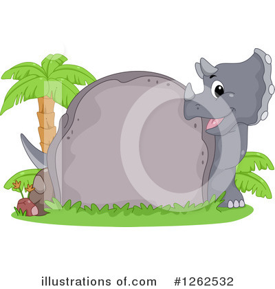 Triceratops Clipart #1262532 by BNP Design Studio