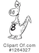 Dinosaur Clipart #1264327 by toonaday