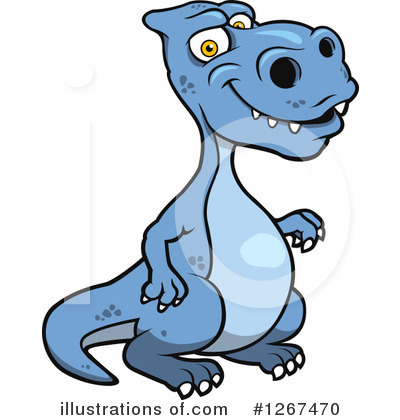 T Rex Clipart #1267470 by Vector Tradition SM