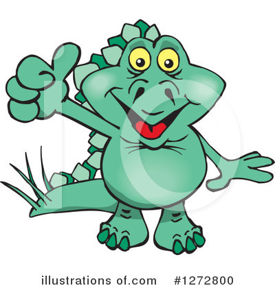 Steagosaur Clipart #1272800 by Dennis Holmes Designs