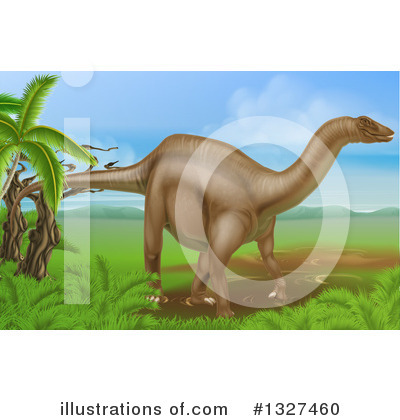 Royalty-Free (RF) Dinosaur Clipart Illustration by AtStockIllustration - Stock Sample #1327460