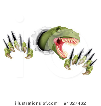 Royalty-Free (RF) Dinosaur Clipart Illustration by AtStockIllustration - Stock Sample #1327462