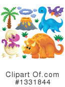 Dinosaur Clipart #1331844 by visekart