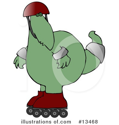 Royalty-Free (RF) Dinosaur Clipart Illustration by djart - Stock Sample #13468