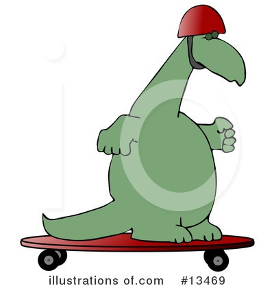 Royalty-Free (RF) Dinosaur Clipart Illustration by djart - Stock Sample #13469