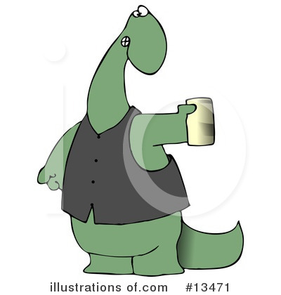Royalty-Free (RF) Dinosaur Clipart Illustration by djart - Stock Sample #13471