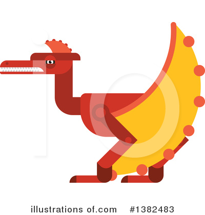 Royalty-Free (RF) Dinosaur Clipart Illustration by Vector Tradition SM - Stock Sample #1382483