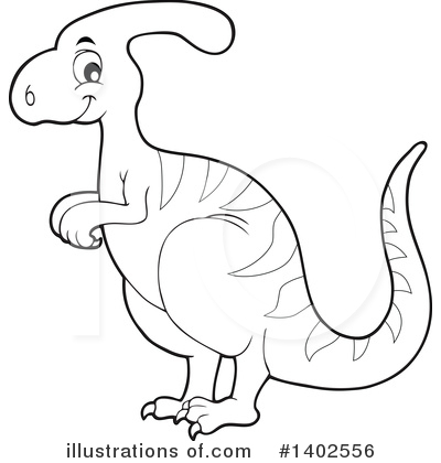 Royalty-Free (RF) Dinosaur Clipart Illustration by visekart - Stock Sample #1402556