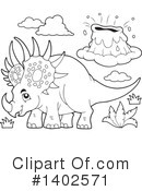 Dinosaur Clipart #1402571 by visekart