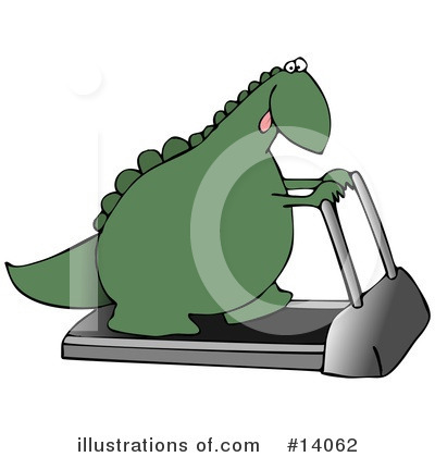 Royalty-Free (RF) Dinosaur Clipart Illustration by djart - Stock Sample #14062