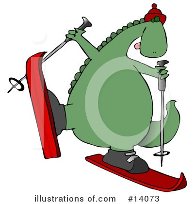 Royalty-Free (RF) Dinosaur Clipart Illustration by djart - Stock Sample #14073