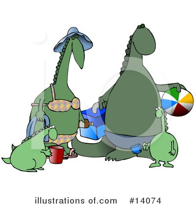 Dinosaur Clipart #14074 by djart